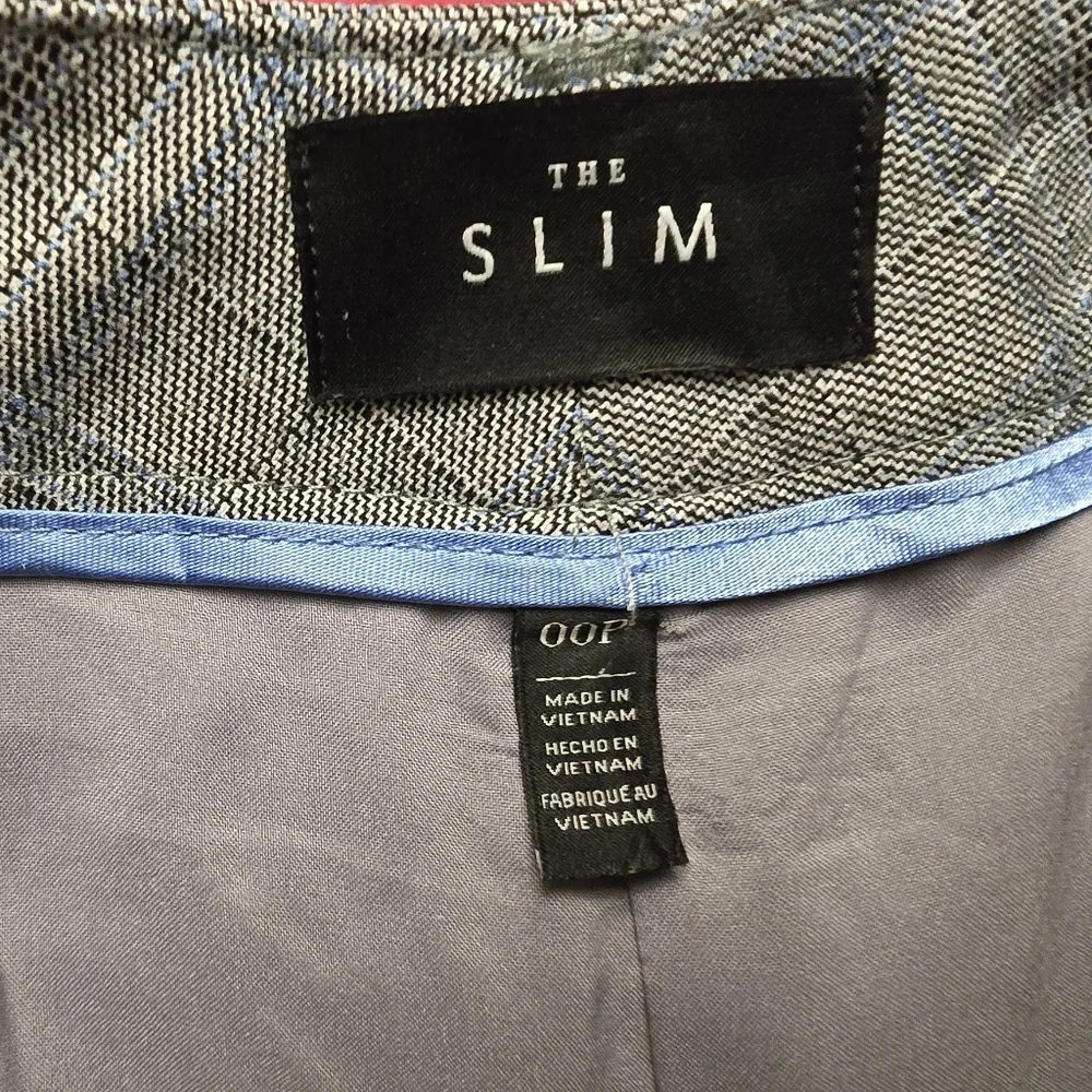 White House Black Market Gray Checkered Trousers - Picture 2 of 4